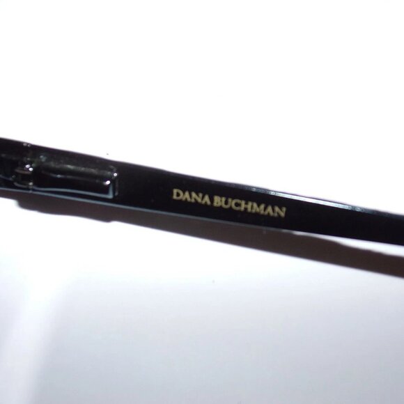 JOY Black Eyeglass Frames DANA BUCHMAN Size 51 NWOT - Picture 5 of 6